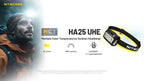 NITECORE HA25 UHE - 800 LUMENS