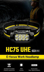 NITECORE HC75 UHE - 3000 LUMENS