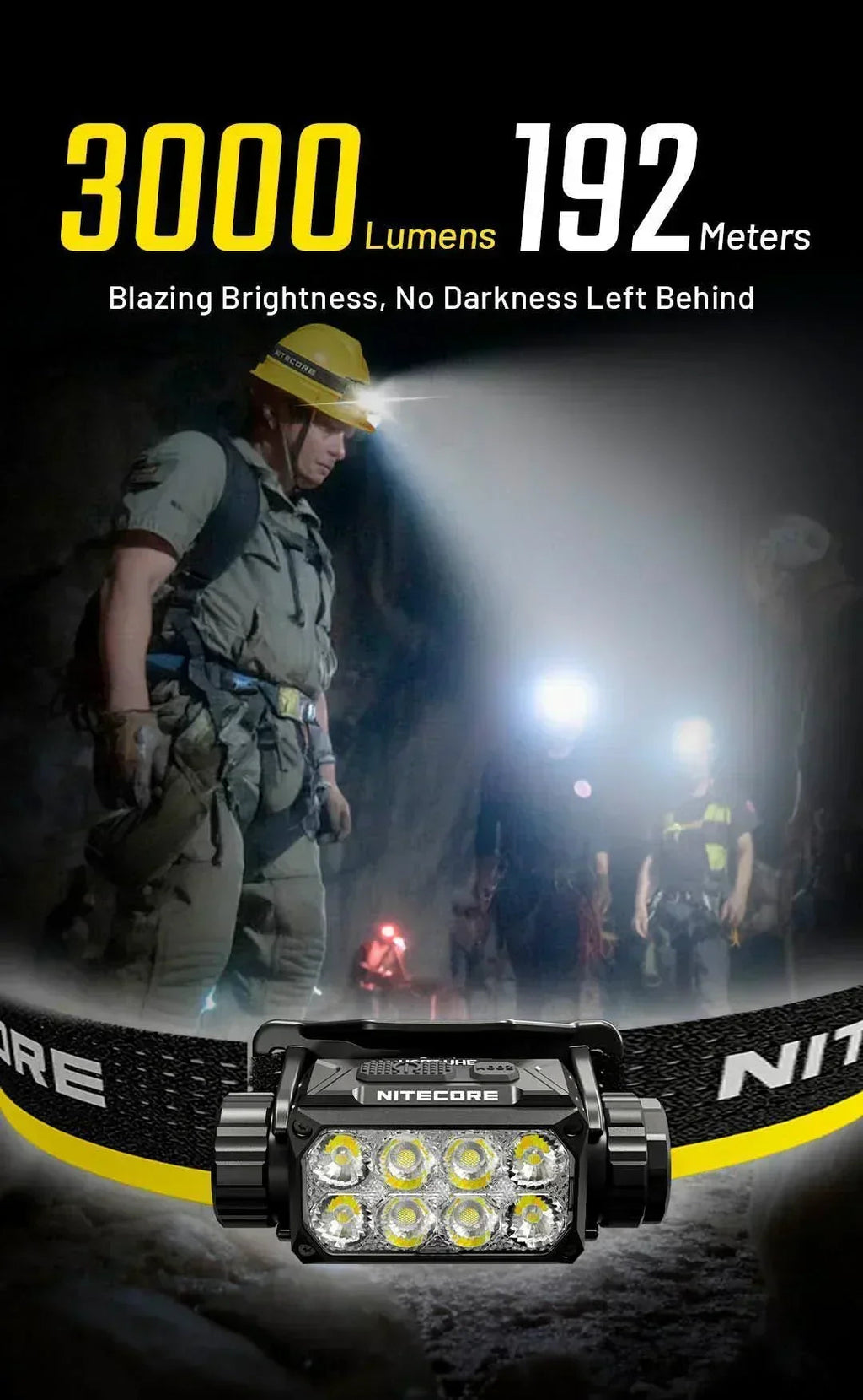 NITECORE HC75 UHE - 3000 LUMENS