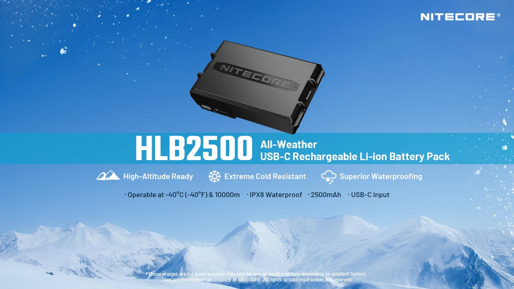NITECORE HLB2500 - ALL-WEATHER BATTERY PACK (2,500MAH)