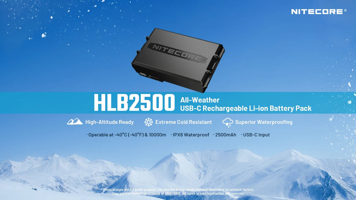 NITECORE HLB2500 - ALL-WEATHER BATTERY PACK (2,500MAH)