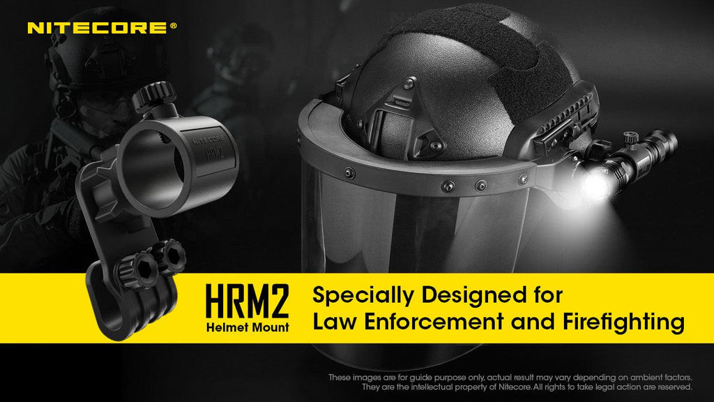 NITECORE HRM2 HELMET CLAMP MOUNT
