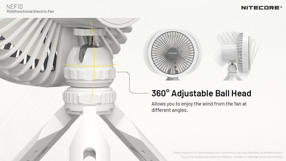 NITECORE NEF10 - LED FAN (10,000MAH)