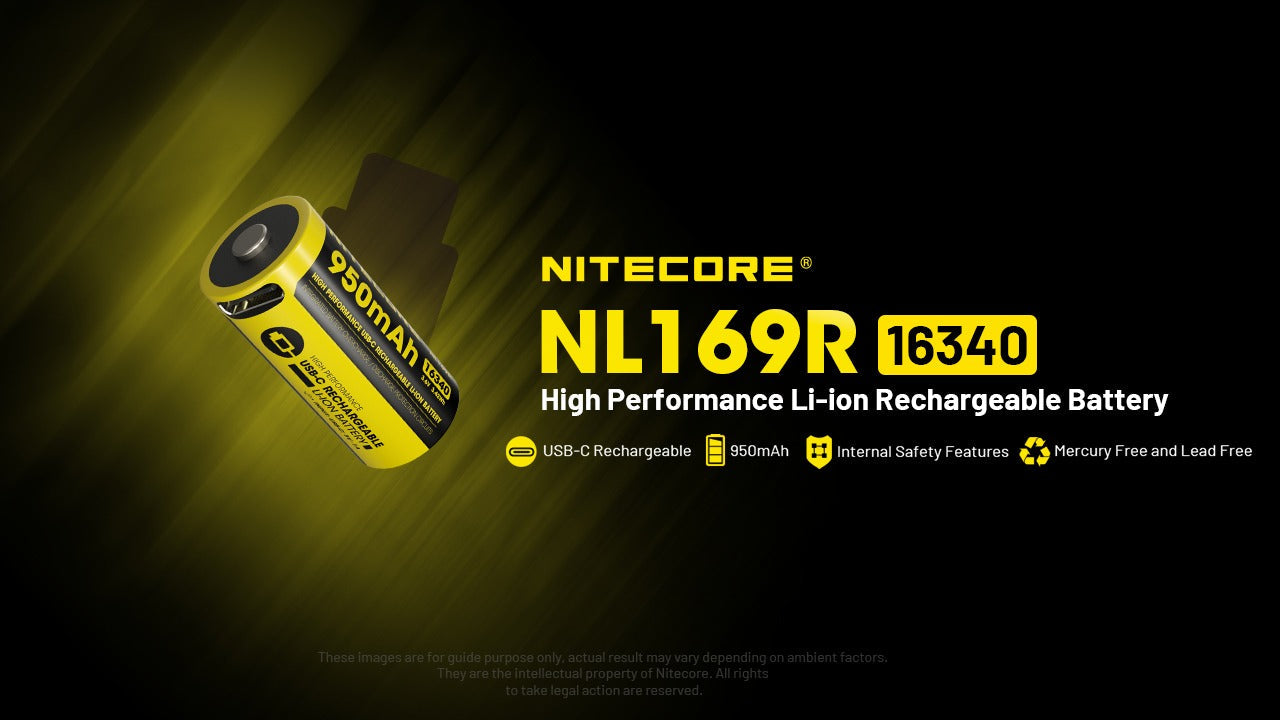NITECORE NL169R (16340 - 950MAH - 2A) Secondary image