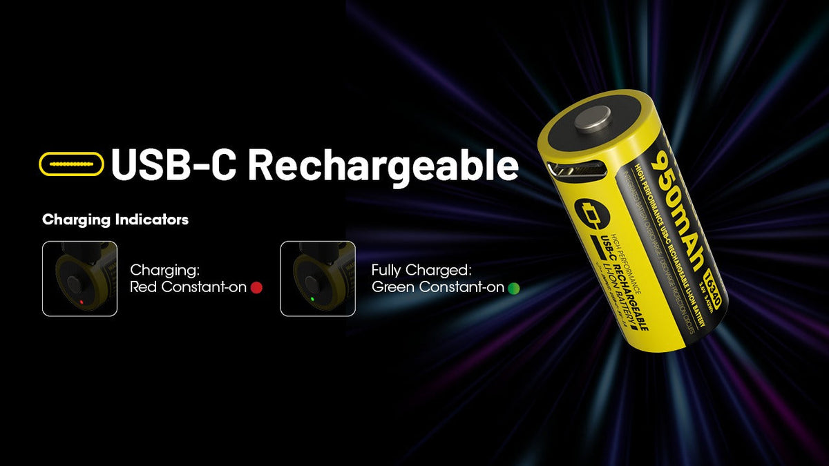 NITECORE NL169R (16340 - 950MAH - 2A)