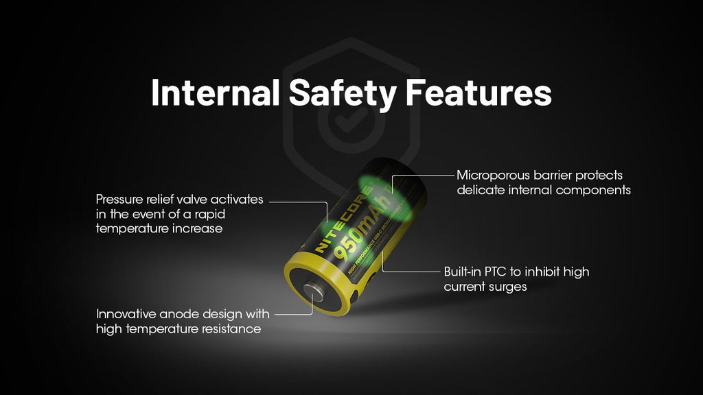 NITECORE NL169R (16340 - 950MAH - 2A)
