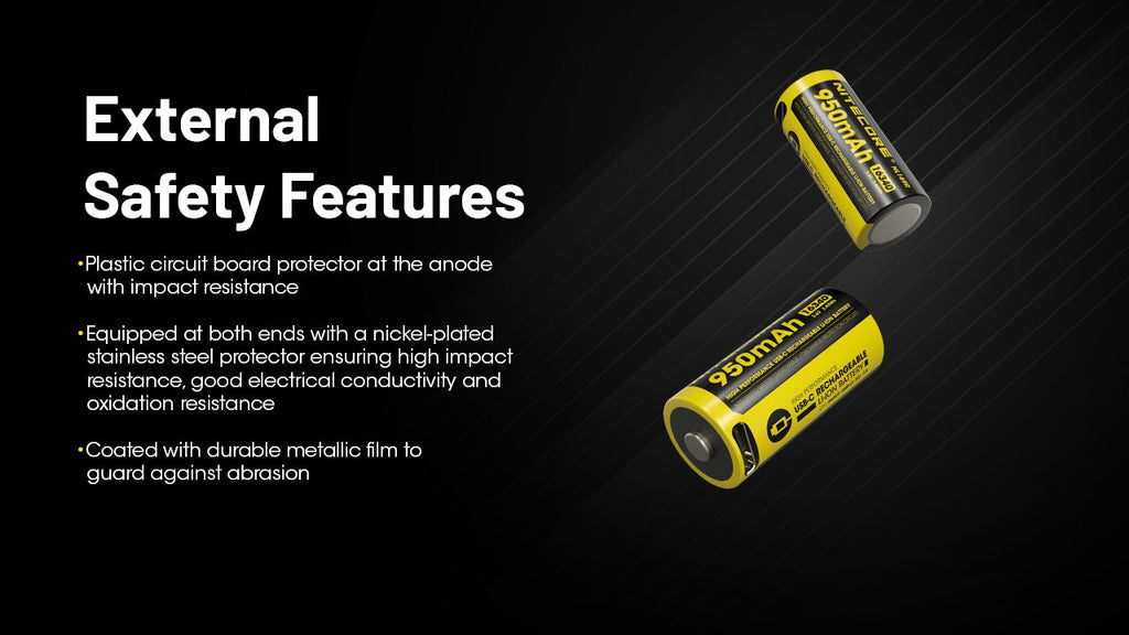 NITECORE NL169R (16340 - 950MAH - 2A)