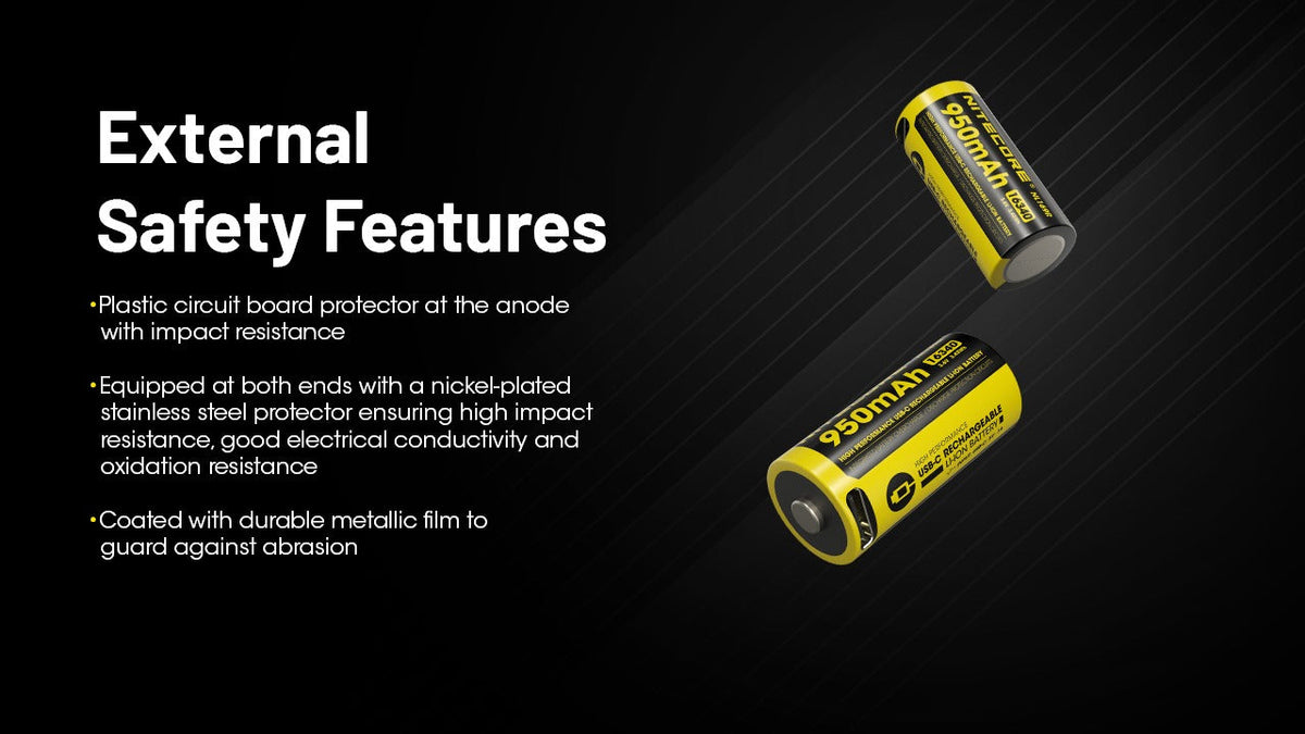 NITECORE NL169R (16340 - 950MAH - 2A)