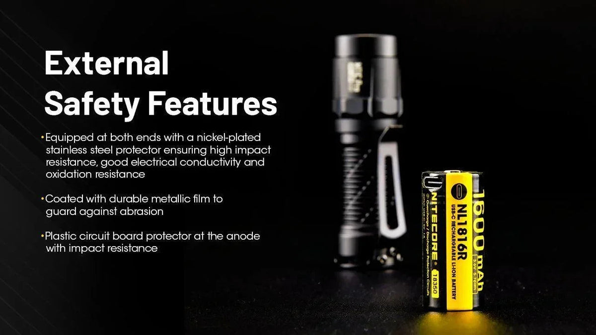 NITECORE NL1816R (1600MAH - 3A) FOR MT1C PRO