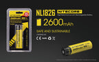 NITECORE NL1826 (18650 - 2600MAH - 2A)