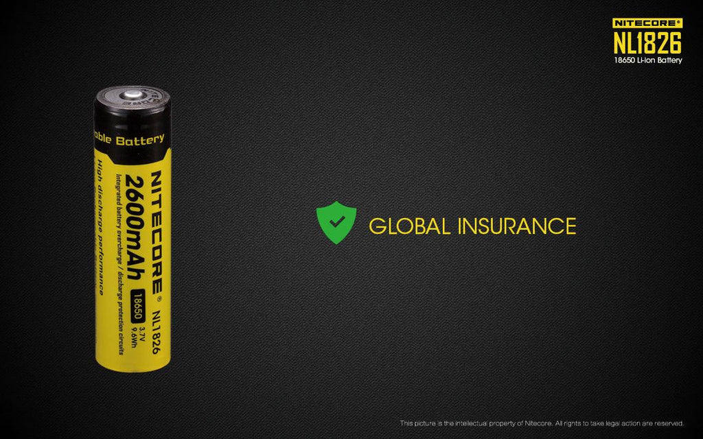 NITECORE NL1826 (18650 - 2600MAH - 2A)