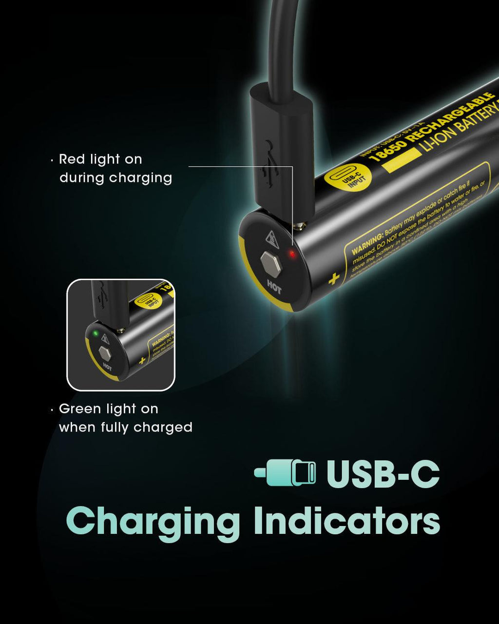 NITECORE NL1836R (18650 - 3600MAH - 6A)