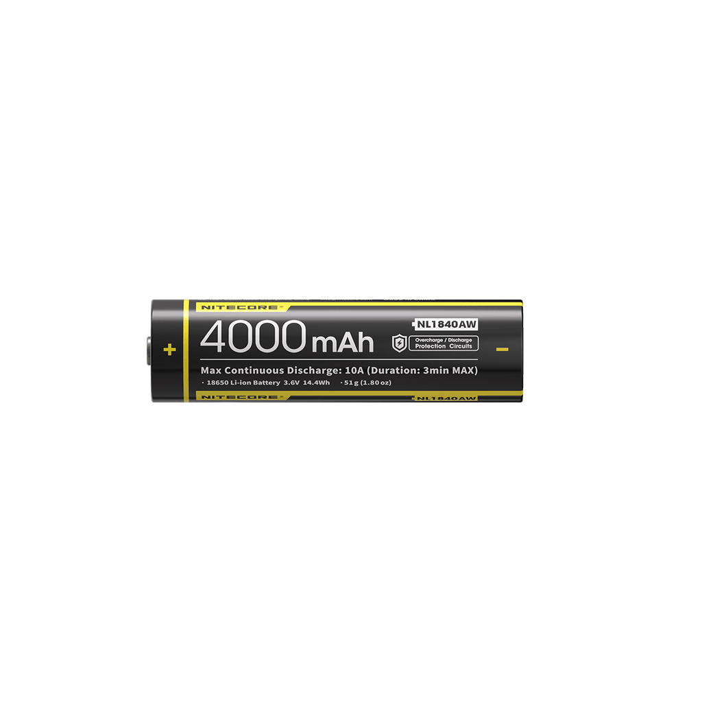 NITECORE NL1840AW ALL-WEATHER (18650 - 4000MAH - 10A)