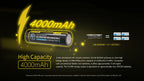 NITECORE NL1840AW ALL-WEATHER (18650 - 4000MAH - 10A)