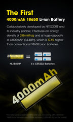 NITECORE NL1840HP (18650 - 4000MAH - 10A)