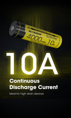 NITECORE NL1840HP (18650 - 4000MAH - 10A)