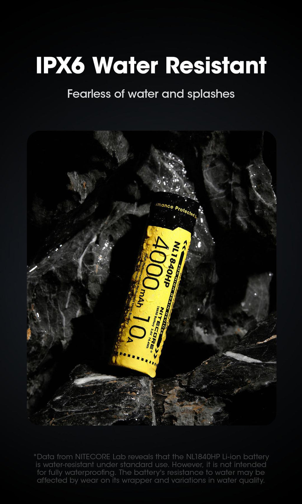 NITECORE NL1840HP (18650 - 4000MAH - 10A)