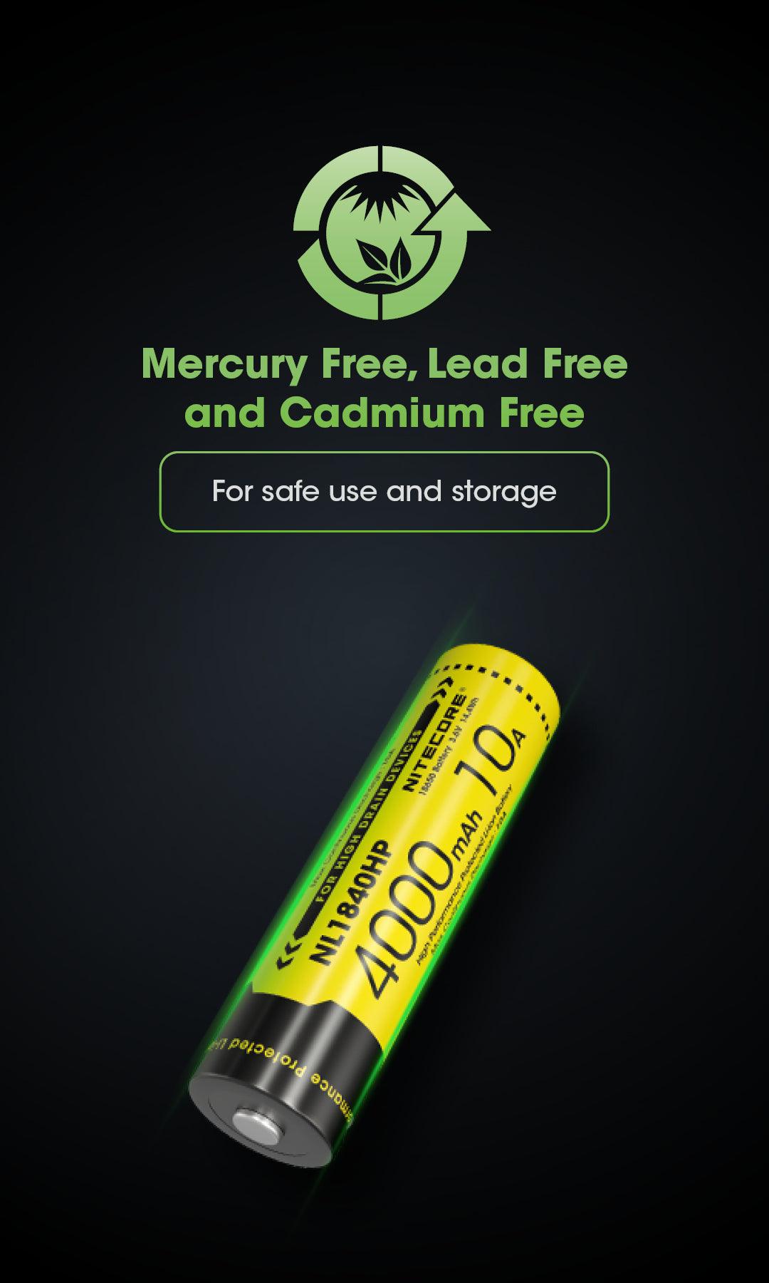 NITECORE NL1840HP (18650 - 4000MAH - 10A)