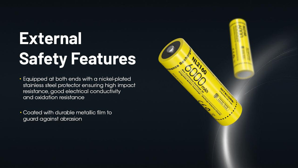 NITECORE NL2160 (21700 - 6000MAH - 8A)