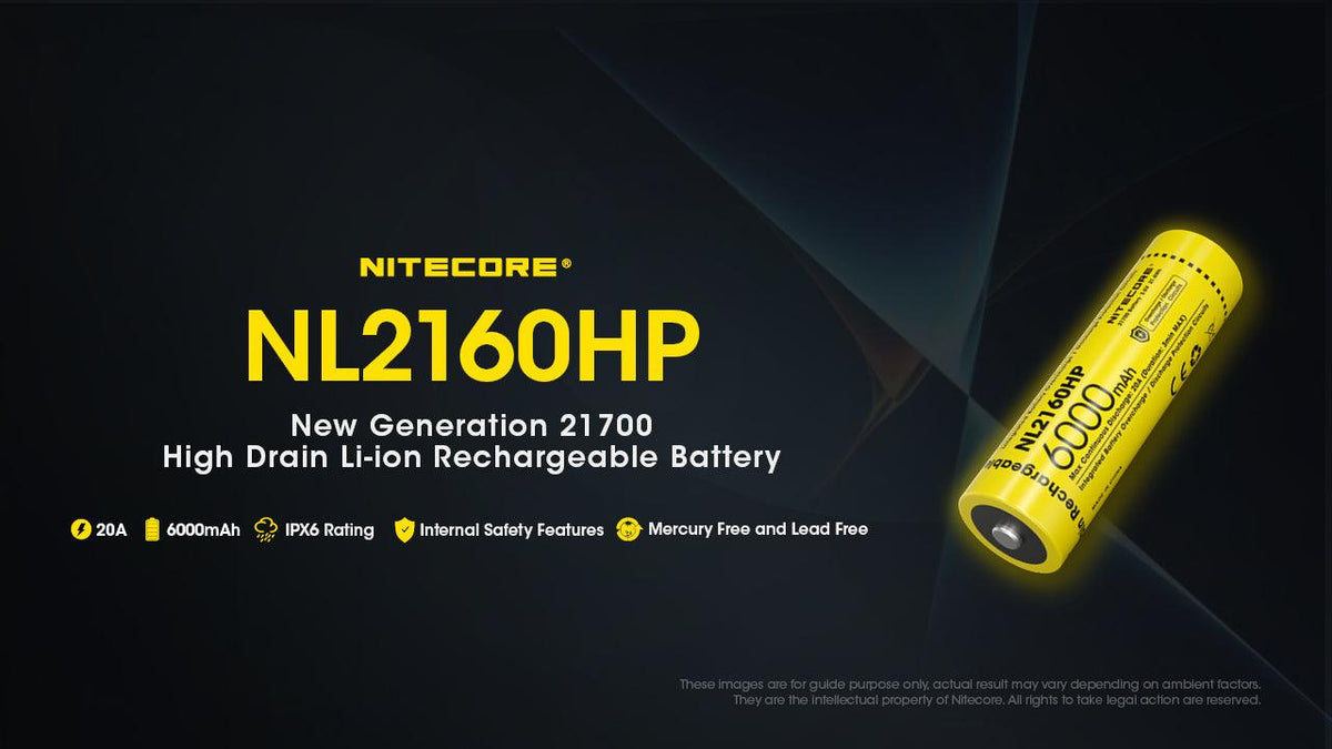 NITECORE NL2160HP (21700 - 6000MAH - 20A)