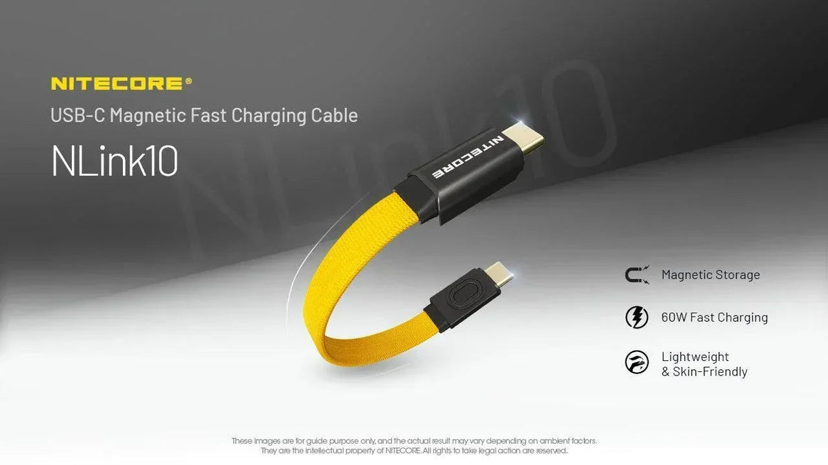 NITECORE NLINK10 (60W USB-C MAGNETIC FAST CHARGING CABLE)