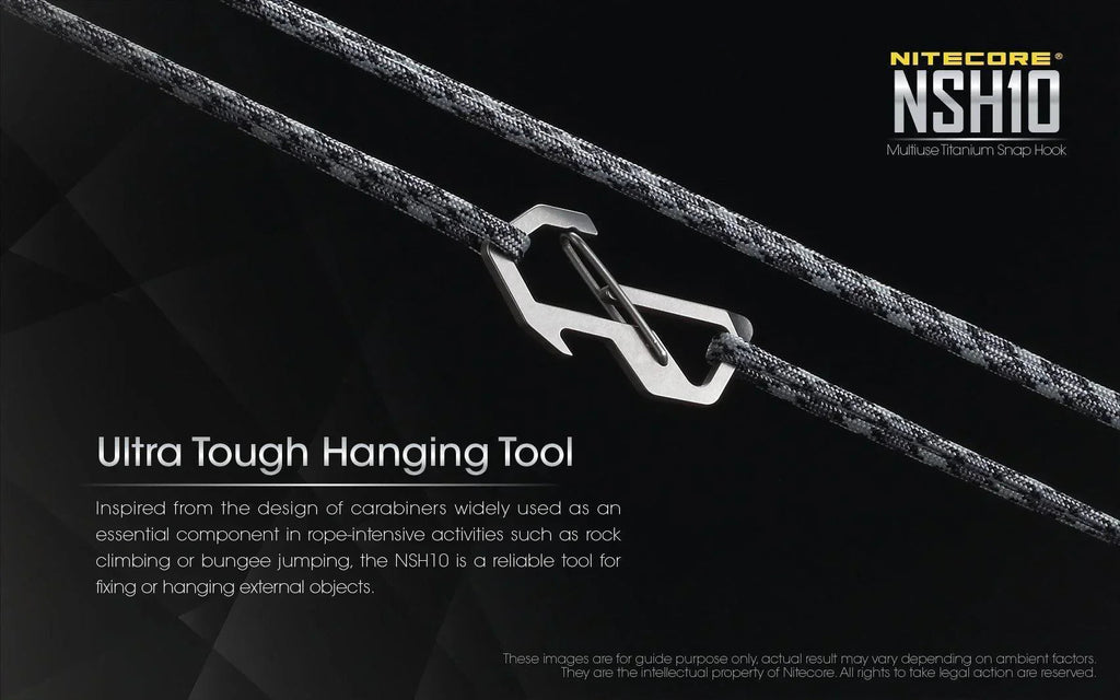 NITECORE TITANIUM S-HOOK NSH10
