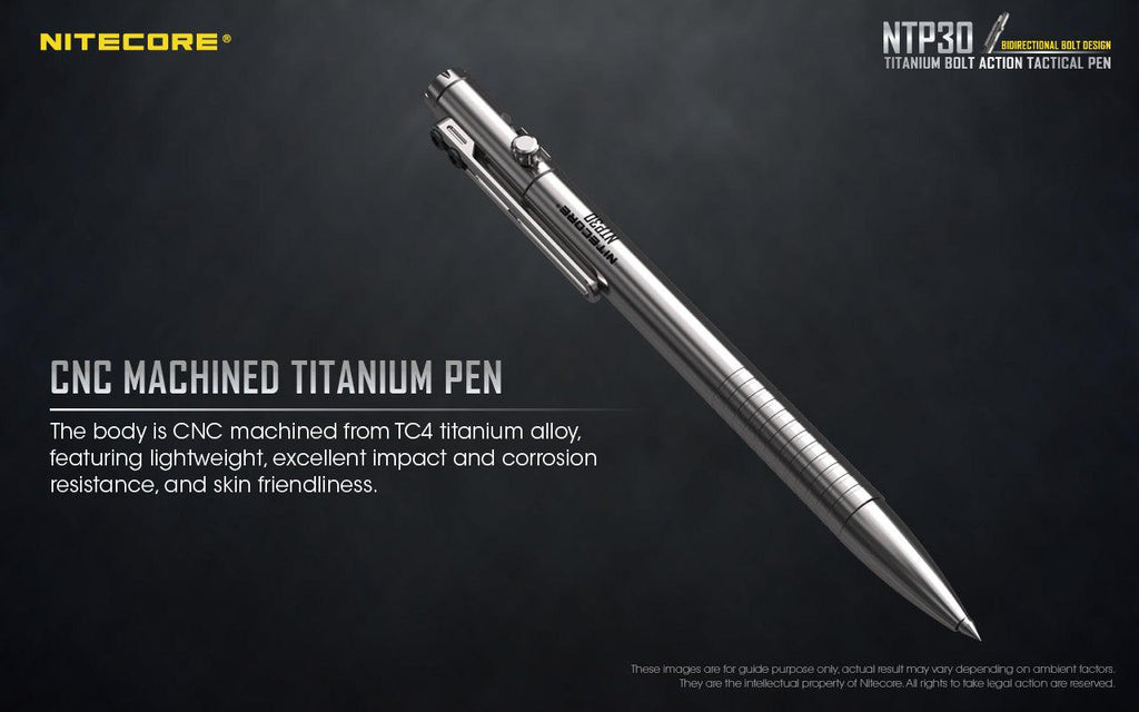 NITECORE BOLT ACTION TITANIUM PEN NTP30