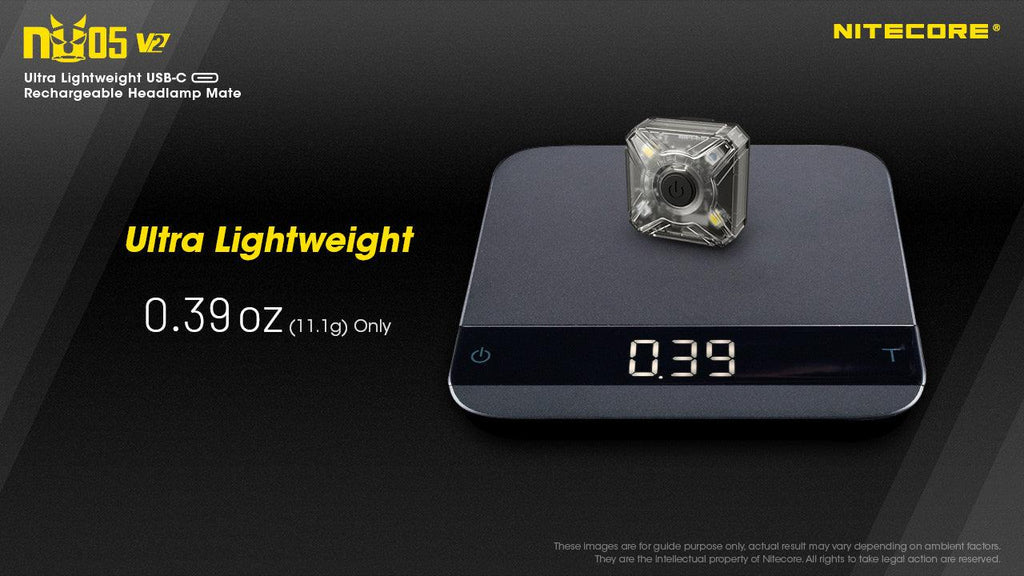 NITECORE NU05 V2 KIT - 40 LUMENS