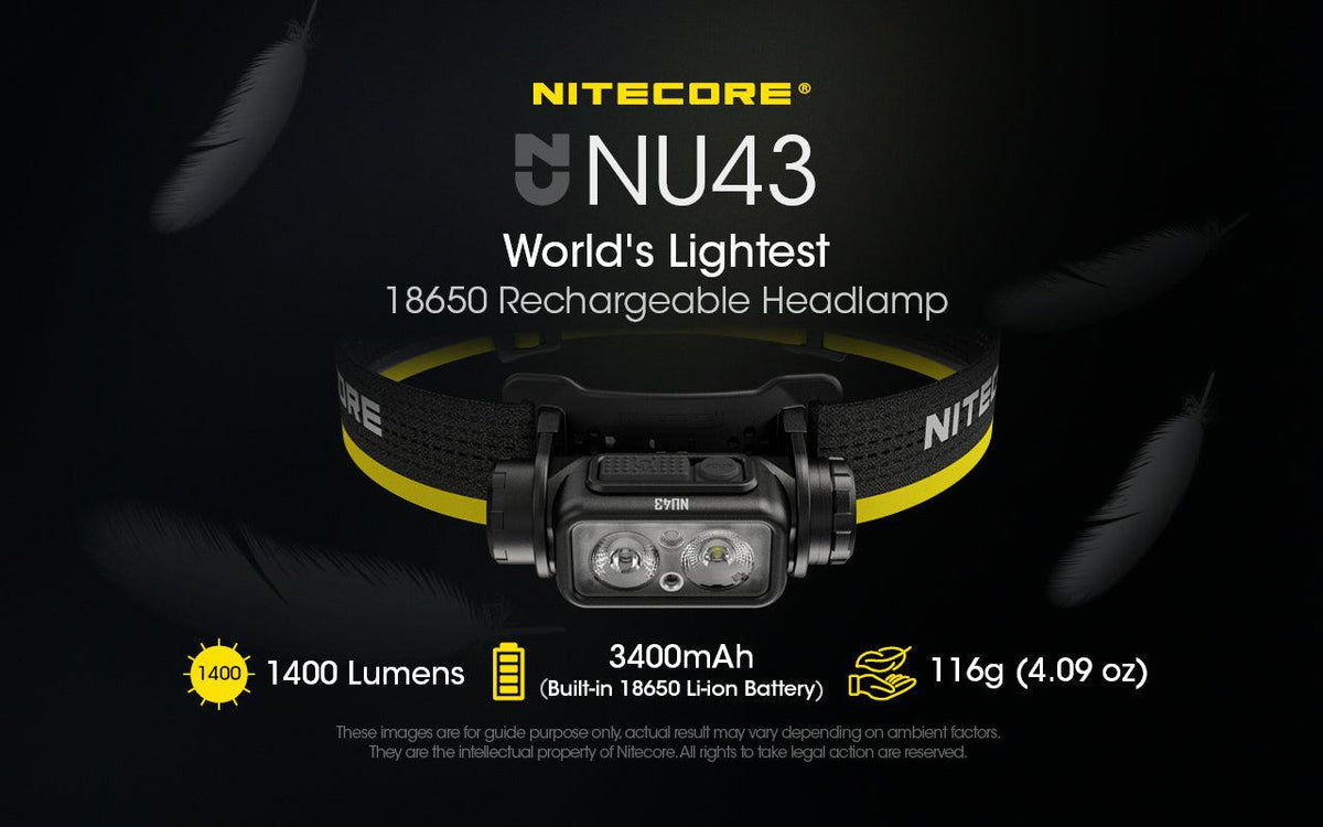 NITECORE NU43 - 1400 LUMENS