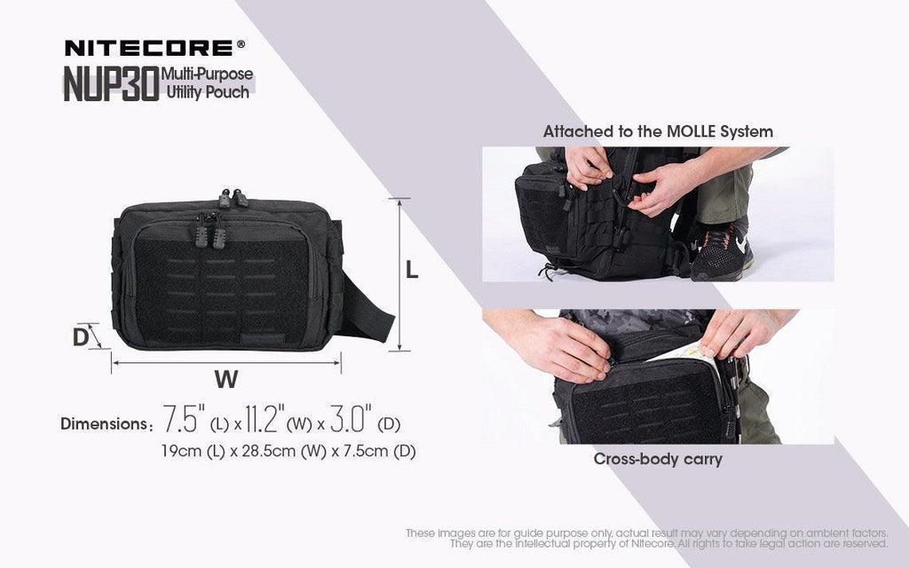 NITECORE NUP30 - MOLLE UTILITY POUCH