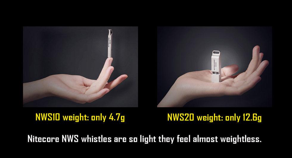 NITECORE TITANIUM WHISTLE NWS10 - 120DB
