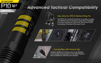 NITECORE P10 V2 - 1100 LUMENS TACTICAL DUTY RECHARGEABLE FLASHLIGHT