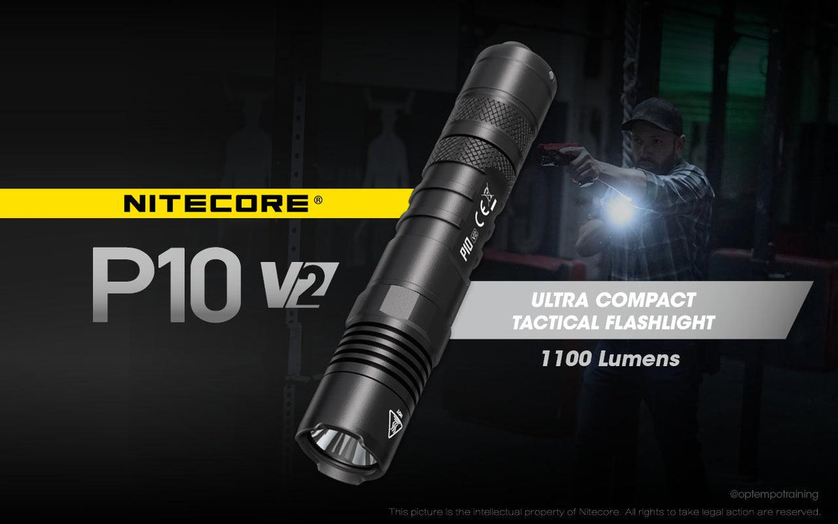 NITECORE P10 V2 - 1100 LUMENS TACTICAL DUTY RECHARGEABLE FLASHLIGHT