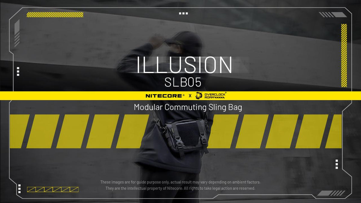 NITECORE SLB05 MODULAR SLING BAG - 2L CAPACITY