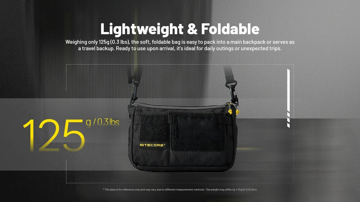 NITECORE SLB08 MODULAR SLING BAG - 2L CAPACITY