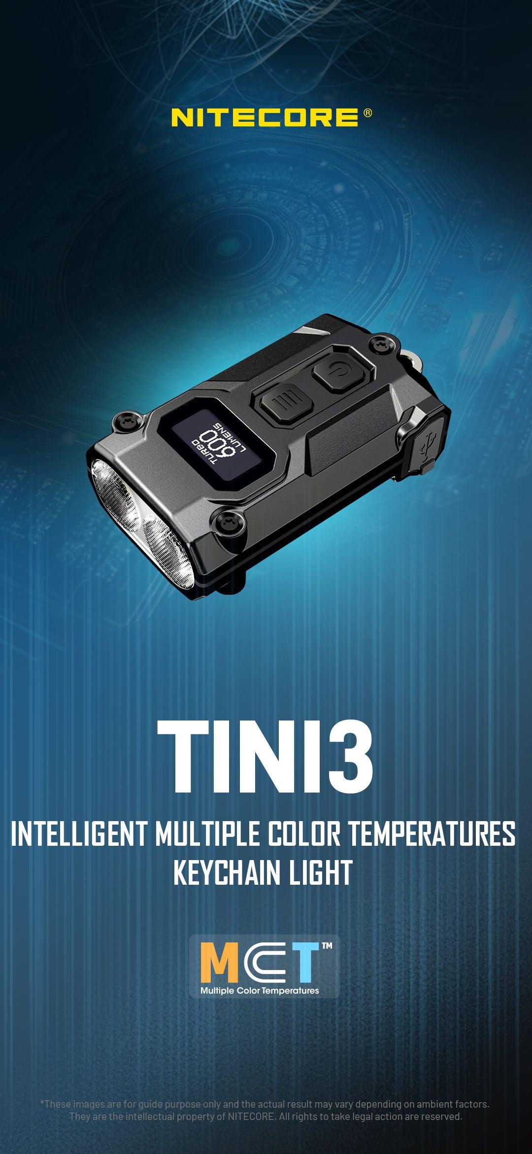 NITECORE TINI 3 (ORANGE) - 600 LUMENS