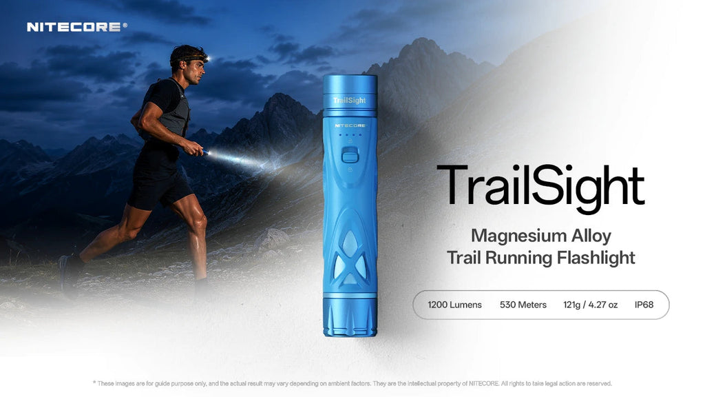 NITECORE TRAILSIGHT TRAIL RUNNING FLASHLIGHT (1,200 LUMENS)
