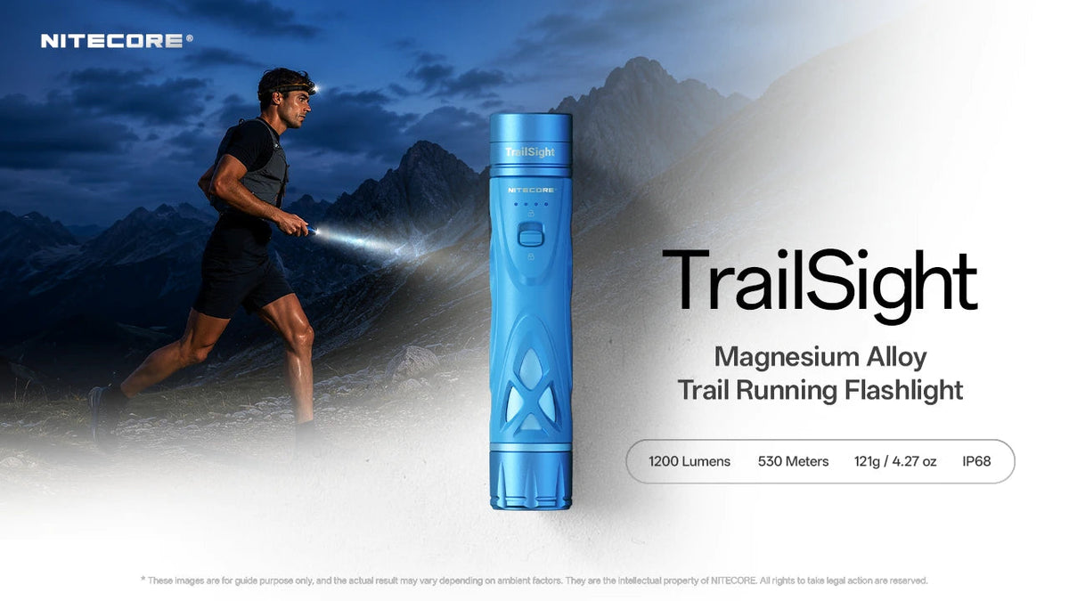 NITECORE TRAILSIGHT TRAIL RUNNING FLASHLIGHT (1,200 LUMENS)