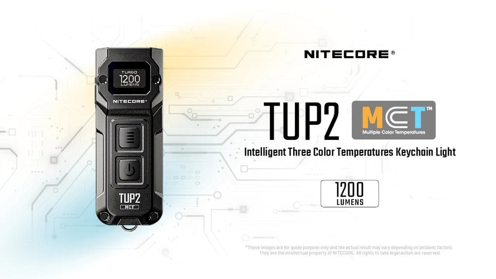 NITECORE TUP 2 (BLACK) - 1200 LUMENS