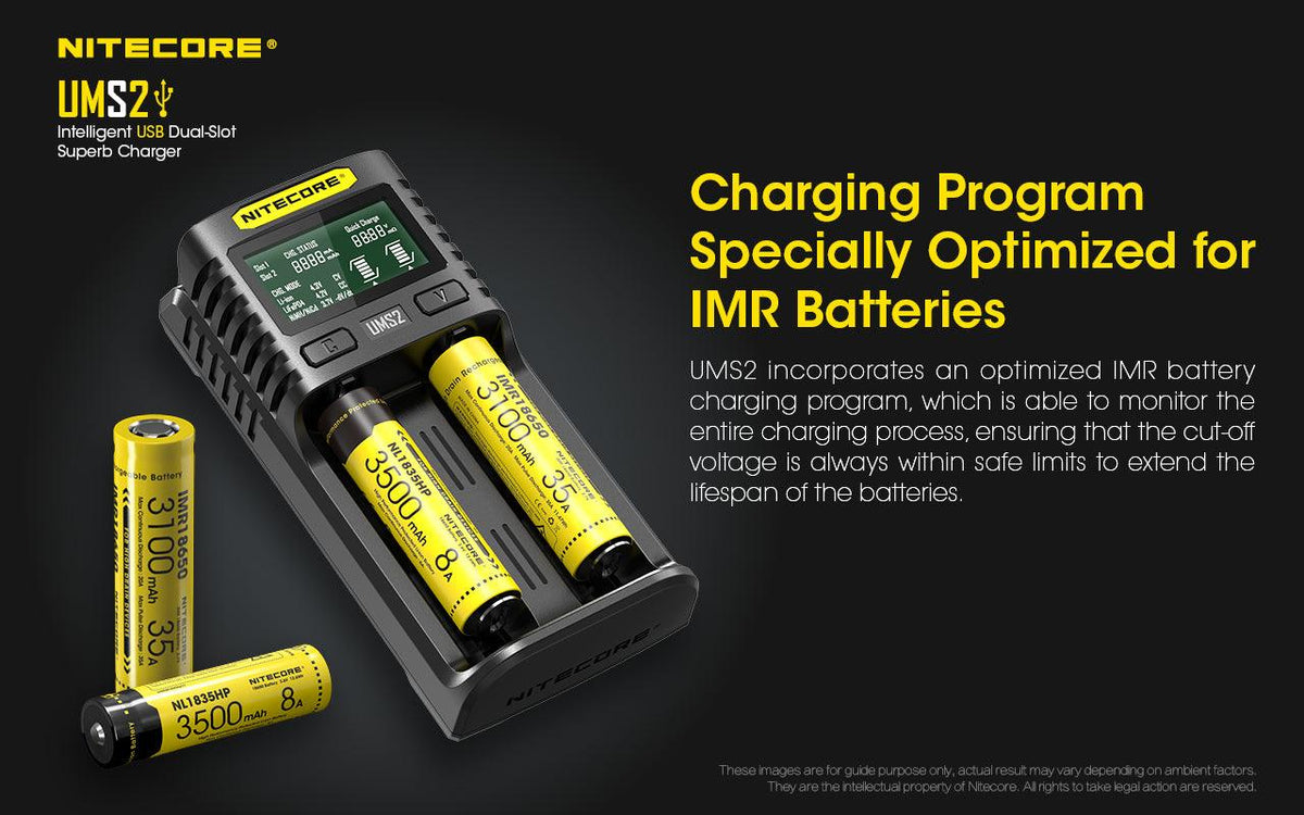 NITECORE UMS2 CHARGER - 3A