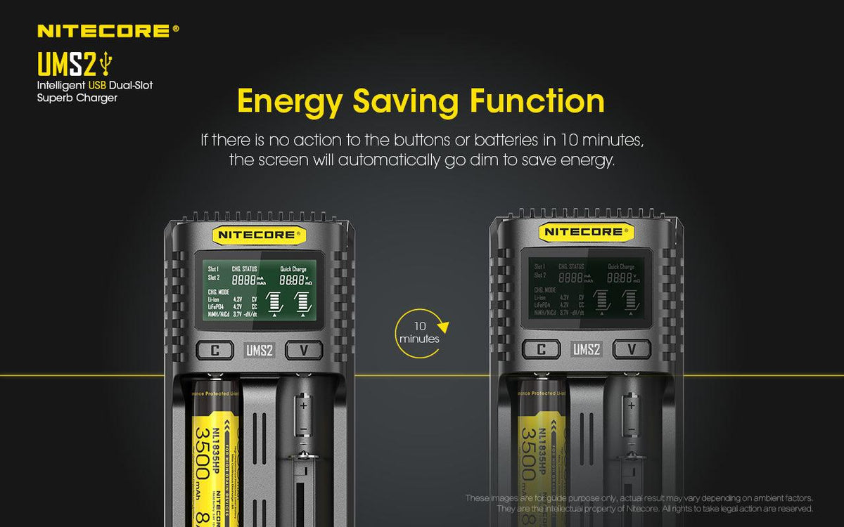 NITECORE UMS2 CHARGER - 3A