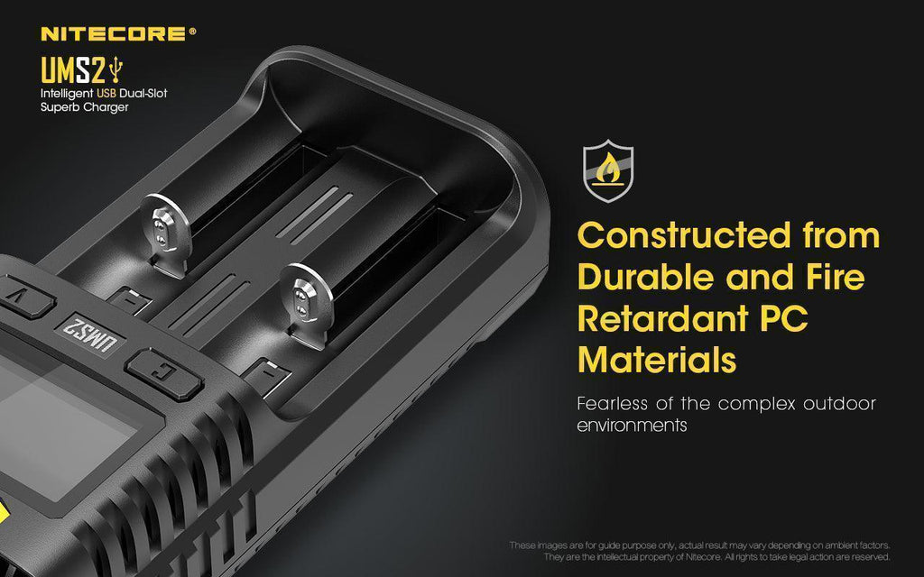 NITECORE UMS2 CHARGER - 3A