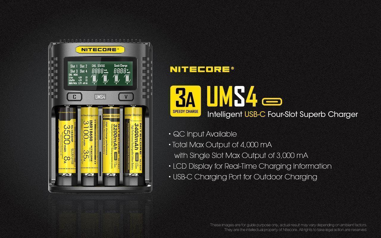 NITECORE UMS4 CHARGER - 3A Secondary image