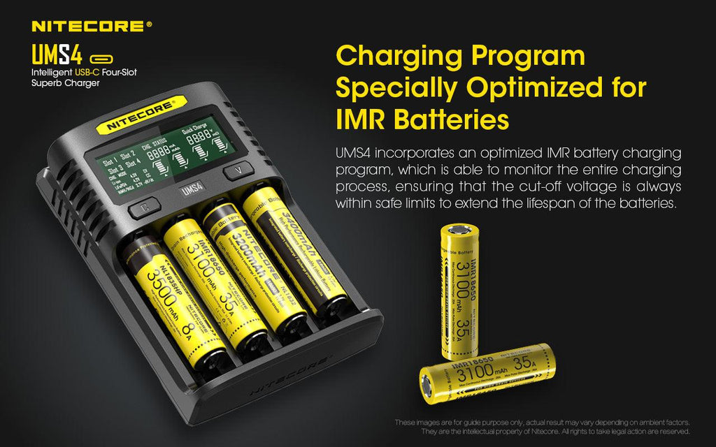 NITECORE UMS4 CHARGER - 3A