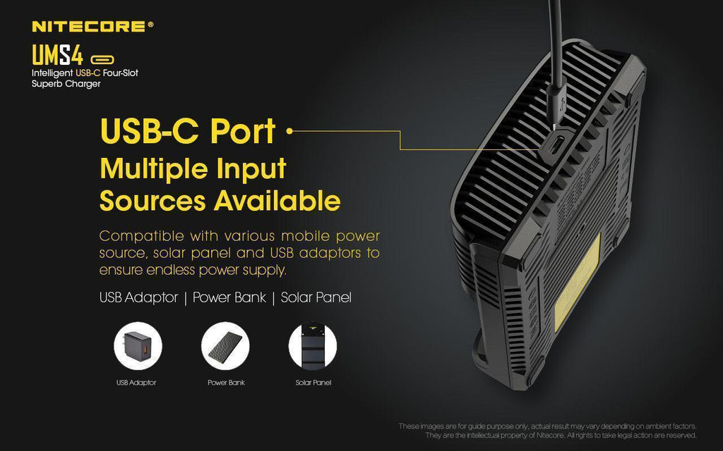 NITECORE UMS4 CHARGER - 3A