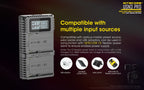 NITECORE USN3 PRO (SONY NP-FM500H, NP-F730, NP-F750, NP-F770, NP-F970, NP-F550) DUAL-SLOT BATTERY CHARGER