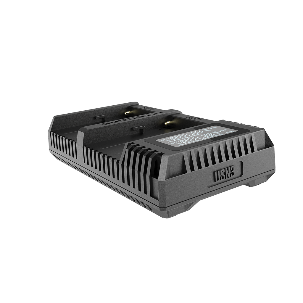 NITECORE USN3 PRO (SONY NP-FM500H, NP-F730, NP-F750, NP-F770, NP-F970, NP-F550) DUAL-SLOT BATTERY CHARGER