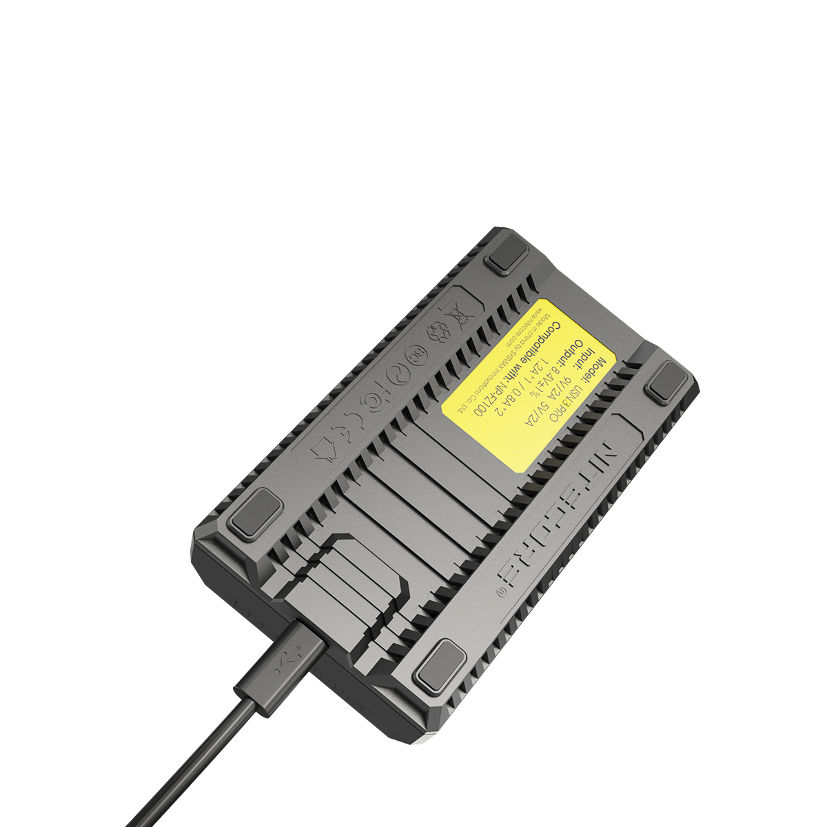 NITECORE USN3 PRO (SONY NP-FM500H, NP-F730, NP-F750, NP-F770, NP-F970, NP-F550) DUAL-SLOT BATTERY CHARGER