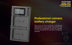 NITECORE USN3 PRO (SONY NP-FM500H, NP-F730, NP-F750, NP-F770, NP-F970, NP-F550) DUAL-SLOT BATTERY CHARGER