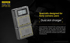 NITECORE USN4 PRO (SONY NP-FZ100) DUAL-SLOT BATTERY CHARGER